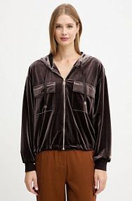 Bluza rozpinana Liu Jo  brązowa damska TF5108.J4955