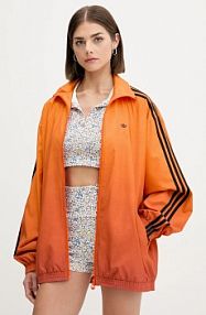 Bluza rozpinana adidas Originals  pomarańczowa damska JW7259