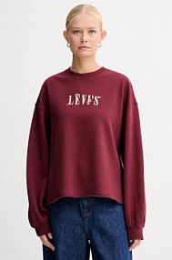 Bluza przez głowę Levi's  bordowy 003RE