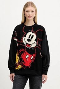 Bluza przez głowę Desigual  czarna 25WWSK14