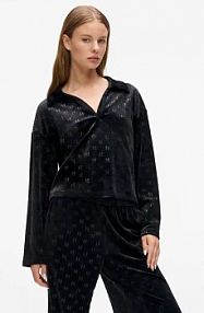 Bluza przez głowę Karl Lagerfeld  czarna A4W44007