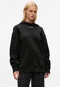 Bluza przez głowę Karl Lagerfeld  czarna A4W20064