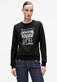 Bluza przez głowę Karl Lagerfeld  czarna A4W20065