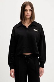 Bluza przez głowę Guess Jeans  czarna W5BQ09.KC811