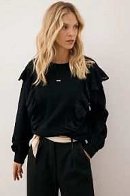 Bluza przez głowę BIZUU LOYA.czarna czarna