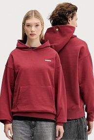 Bluza przez głowę Barrow  bordowy F5BWUAHS068