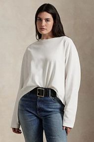 Longsleeve Polo Ralph Lauren  biały damski 211967107