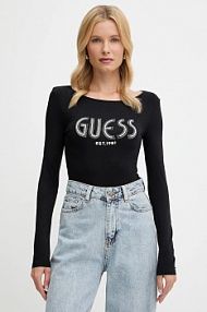 Body Guess  czarne W5YP05.K68D2