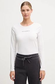 Longsleeve EA7 Emporio Armani  biały damski AF12115.7W000