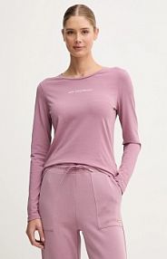 Longsleeve EA7 Emporio Armani  różowy damski AF12115.7W000