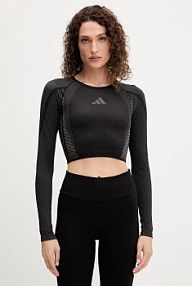 Longsleeve adidas performance  czarny damski JH1364
