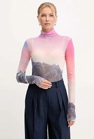 Longsleeve PATRIZIA PEPE  różowy damski 2M4498.J667