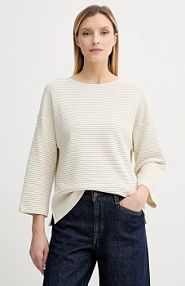 Longsleeve Marc O'Polo  beżowy damski 506300352085