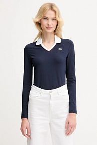 Longsleeve Lacoste  granatowy damski DF7785