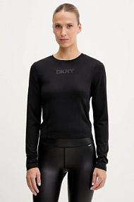 Longsleeve DKNY  czarny damski DP5T1181
