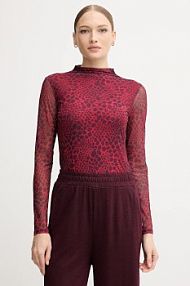 Longsleeve MARC AUREL  czerwony damski 7696.7001.738