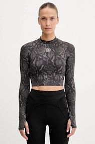 Longsleeve adidas by stella mccartney  brązowy damski JW4567