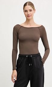 Longsleeve P.E Nation  brązowy damski 253L136