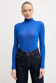 Longsleeve Tommy Hilfiger  niebieski damski WW0WW48268