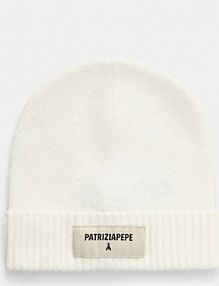 Czapka zimowa PATRIZIA PEPE  biała damska 8F0082.K287