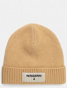 Czapka zimowa PATRIZIA PEPE  beżowa damska 8F0082.K287