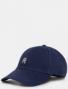 Czapka z daszkiem Tommy Hilfiger  granatowa damska AW0AW17631