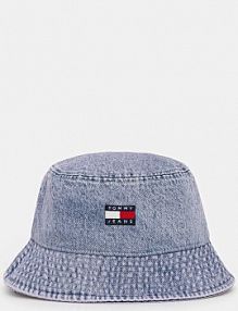 Kapelusz Tommy Jeans  fioletowy damski AW0AW17816