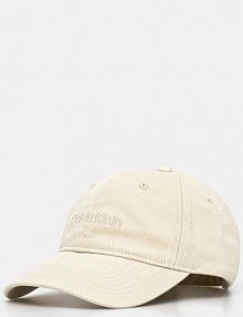 Czapka z daszkiem Calvin Klein  beżowa damska LV04K5065G