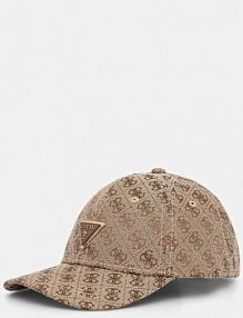 Czapka z daszkiem Guess  beżowa damska AW5368.POL01