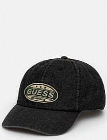 Czapka z daszkiem Guess Originals  czarna damska M5YZ05.WHGF0