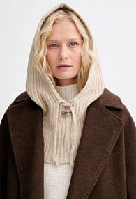 Czapka zimowa pinko  beżowa damska 104494.A2Z1