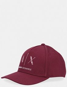 Czapka z daszkiem Armani Exchange  bordowy damska XW001486.AF19