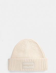 Czapka zimowa Tommy Jeans  beżowa damska AW0AW17909