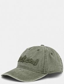 Czapka z daszkiem Weekend Max Mara  zielona damska 2525576024600