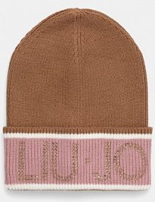 Czapka zimowa Liu Jo  brązowa damska 2F5011.M0300