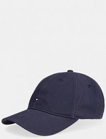 Czapka z daszkiem Tommy Hilfiger  granatowa damska AW0AW17781