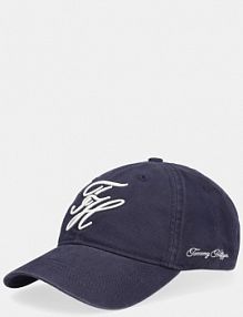 Czapka z daszkiem Tommy Hilfiger  granatowa damska AW0AW17987