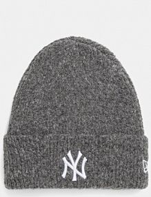 Czapka zimowa new era  szara damska 60580753