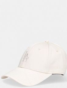 Czapka z daszkiem new era  beżowa damska 60691311