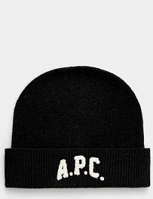 Czapka zimowa A.P.C.  czarna damska WVBDK.M25111