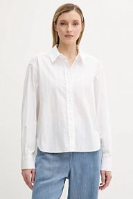 Koszula Samsoe Samsoe  biała damska F25200082