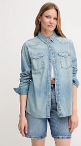 Koszula jeansowa Tommy Hilfiger  niebieska WW0WW46486