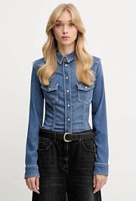 Koszula Guess  granatowa damska W5YH63.D0781