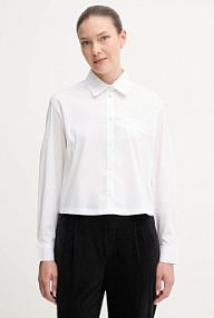 Koszula z długim rękawem United Colors of Benetton  biała 54KXDQ0CC