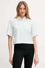 Koszula z krótkim rękawem United Colors of Benetton  niebieska 59T7DQ0CI