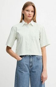 Koszula z krótkim rękawem United Colors of Benetton  zielona 59T7DQ0CI