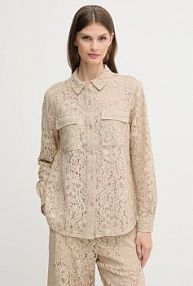 Koszula z długim rękawem DKNY  szara DJ5W2132