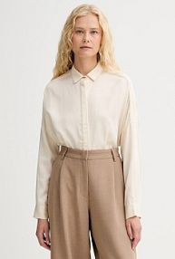 Koszula z długim rękawem Sessun  beżowa 23110031