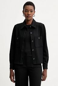 Koszula z długim rękawem Sessun  czarna 24110031