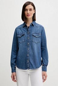 Koszula jeansowa Pepe Jeans  niebieska PL3051234A5